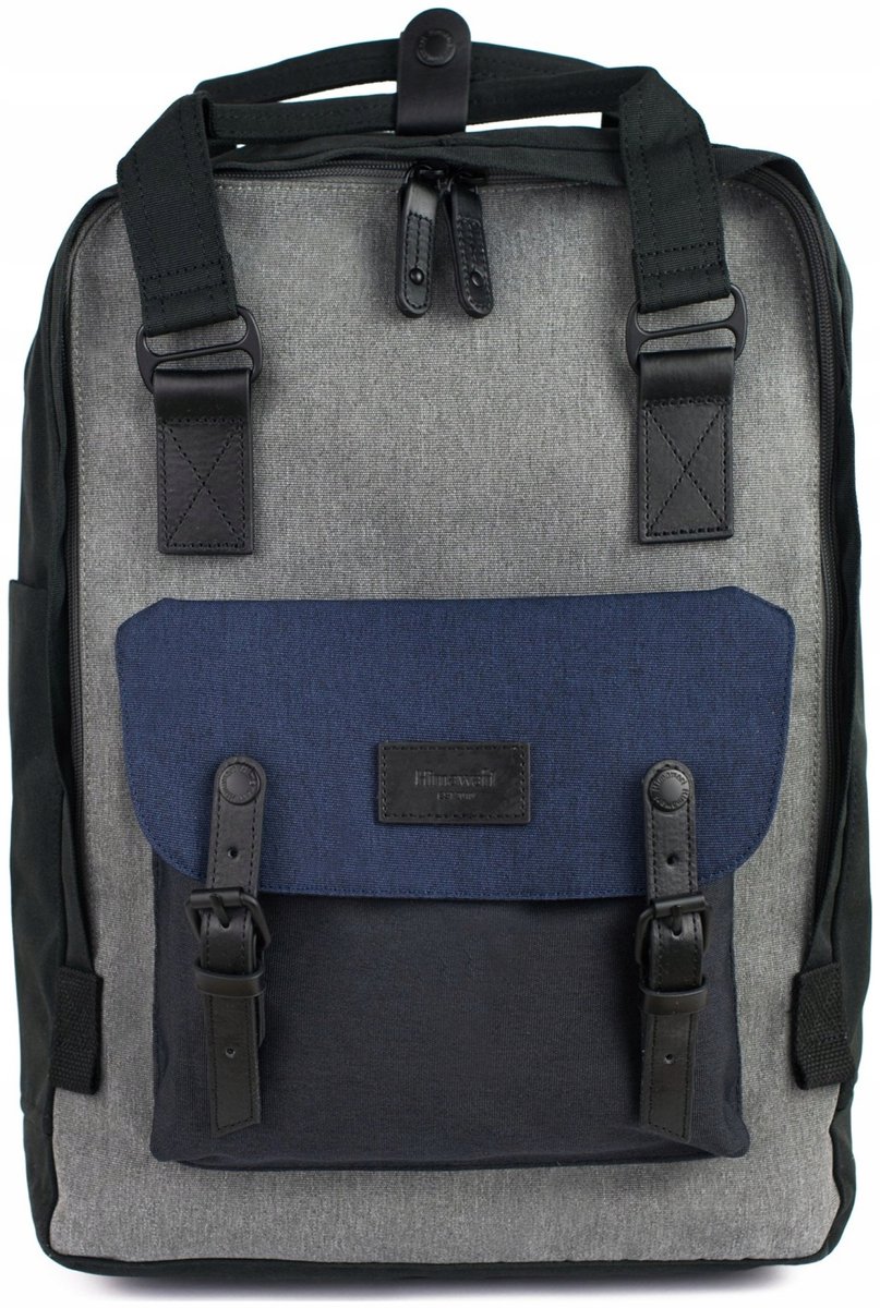 Himawari XL Laptop Rugzak - 17 inch, Stad, Ruim, Grijs