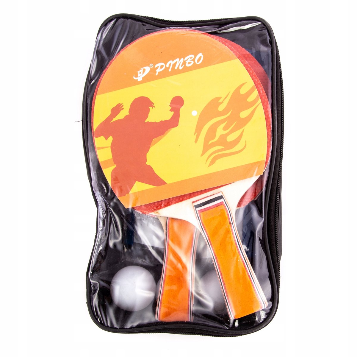 Ping Pong Set: 2 Batjes, Net & 3 Ballen