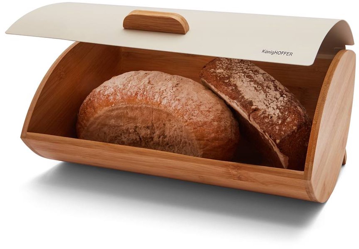 Bamboe Broodtrommel Krem KonigHOFFER Cosmic - Modern & Vers