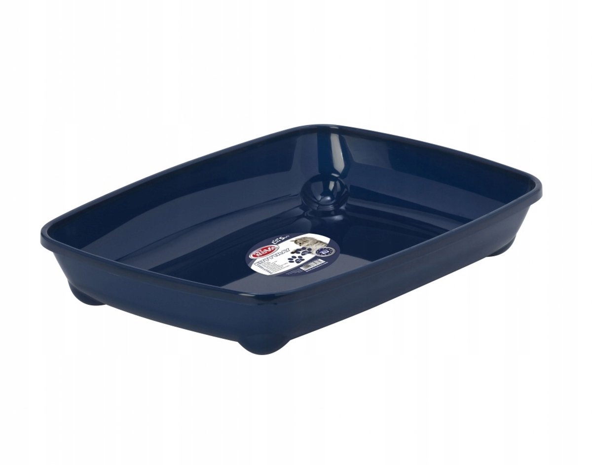 Pet Nova Open Kattenbak S Blauw 37cm