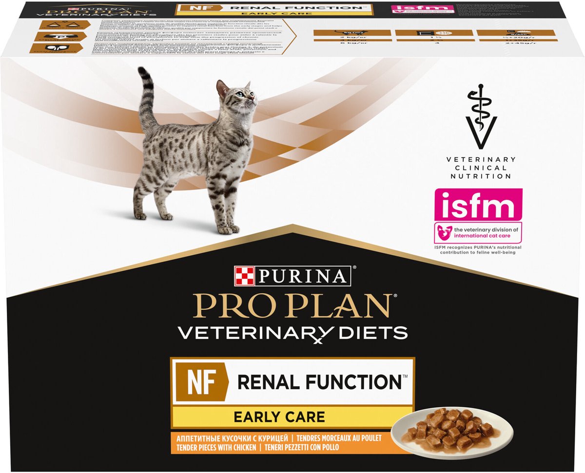 20 x 85 g Feline NF Early Care met Kip Purina Pro Plan Veterinary Diets Kattenvoer