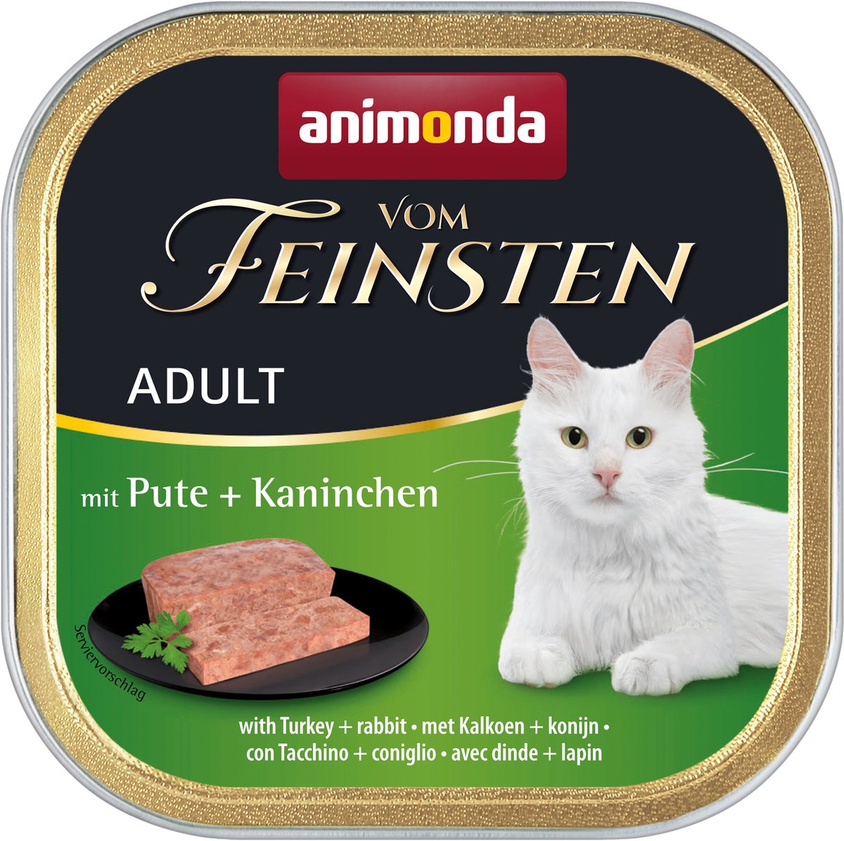 Animonda Vom Feinsten Adult Kalkoen + Konijn - 32 x 100g