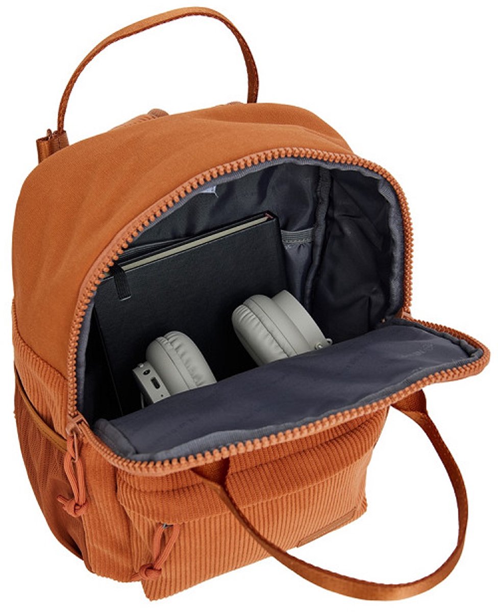 New Rebels Ribbi Juno Handel Backpack mini – Ribstof 900D Polyester 13L Lichtgewicht & Comfortabel – 23x10x31 cm – Dames & Heren Rugzak Coffee Brown – foto 4