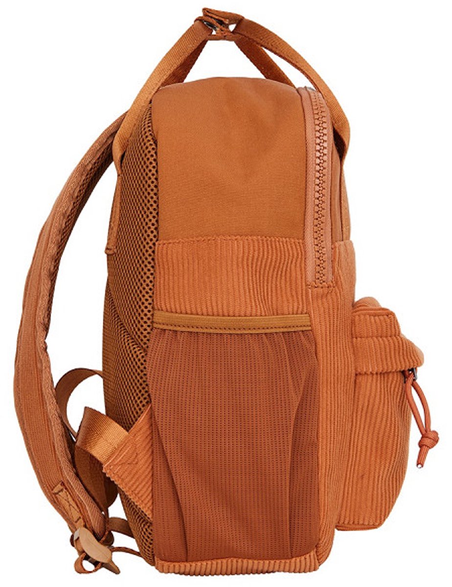 New Rebels Ribbi Juno Handel Backpack mini – Ribstof 900D Polyester 13L Lichtgewicht & Comfortabel – 23x10x31 cm – Dames & Heren Rugzak Coffee Brown – foto 3