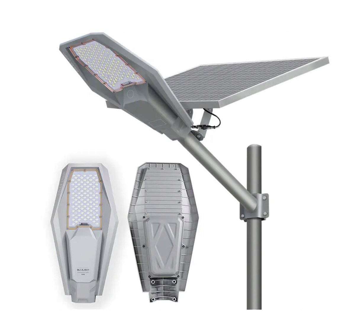 Merkloos - Straatverlichting op Zonne-energie - 1000W - Met Afstandsbediening & Schemersensor - IP66