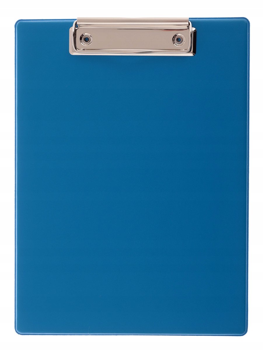 A5 Klembord Blauw - Stevig PVC met Metalen Klem