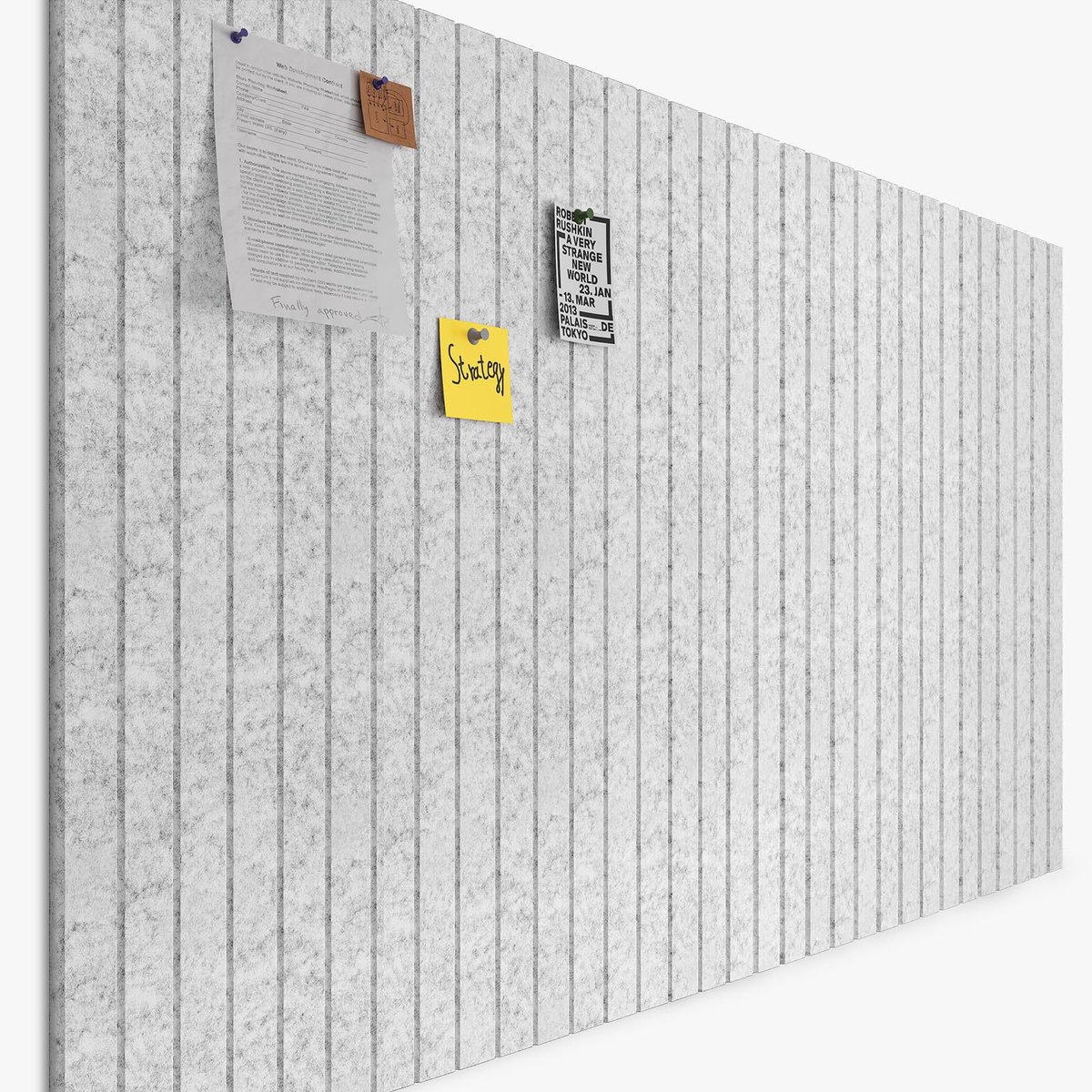 IMPERATORIS® Prikbord van Kurk Zelfklevend - Wandboard/Kurkbord - Voor Kantoor School en Thuis - 30 x 30 cm