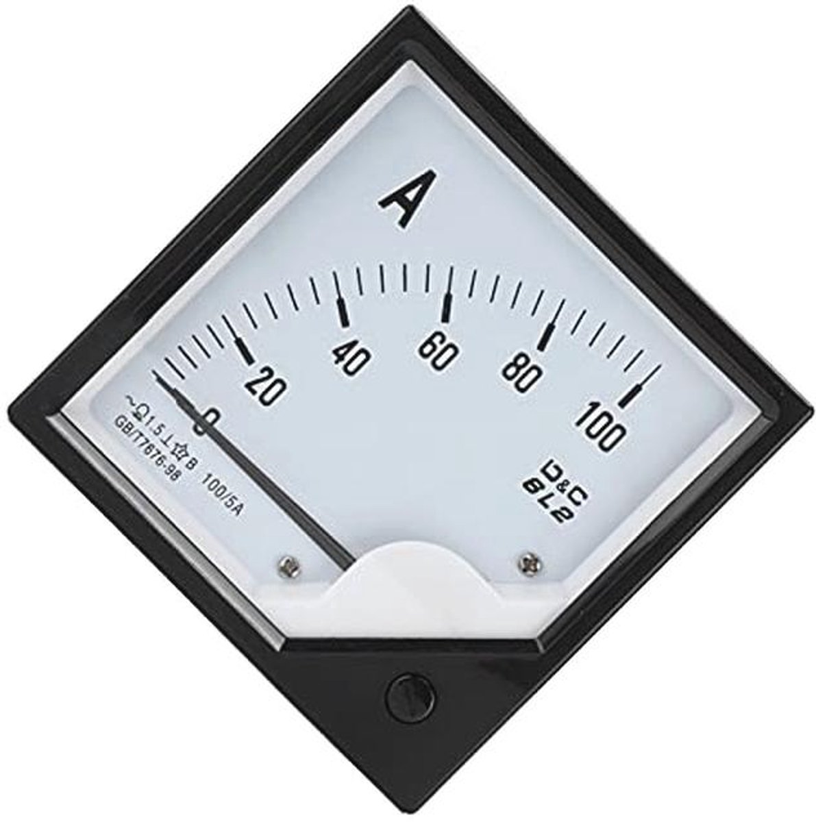 Analoge Ampèremeter 100A/5A voor DC en AC Circuits