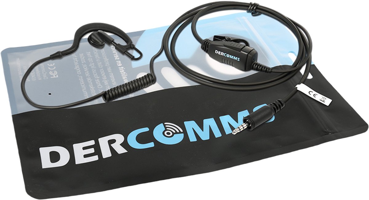 DerComms® Security oortje voor Kenwood portofoon PKT23