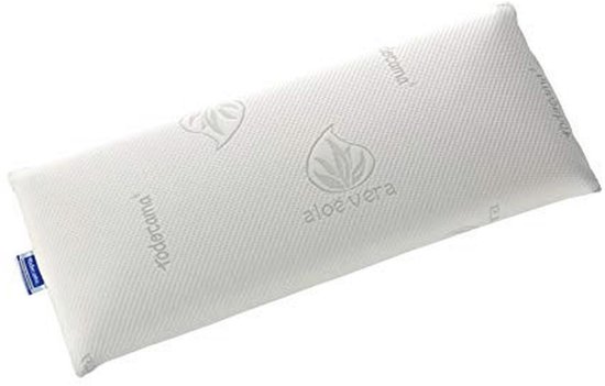 Todocama Visco-elastisch kussen, 135 cm, compacte kern, dubbele overtrek met ritssluiting, aloë vera-weefsel, warmteregulerend, aanpassingsvermogen aan de hals Todocama Visco-elastisch kussen, 135 cm, compacte kern, dubbele overtrek met ritssluiting, aloë vera-weefsel, warmteregulerend, aanpassingsvermogen aan de hals