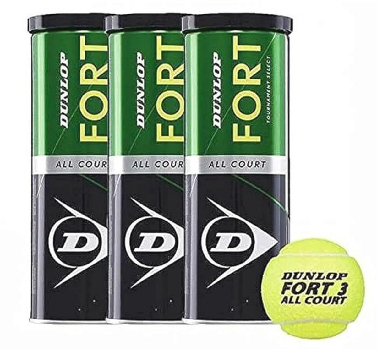 Tennisballen Tripack - 9 Stuks voor Alle Court Types