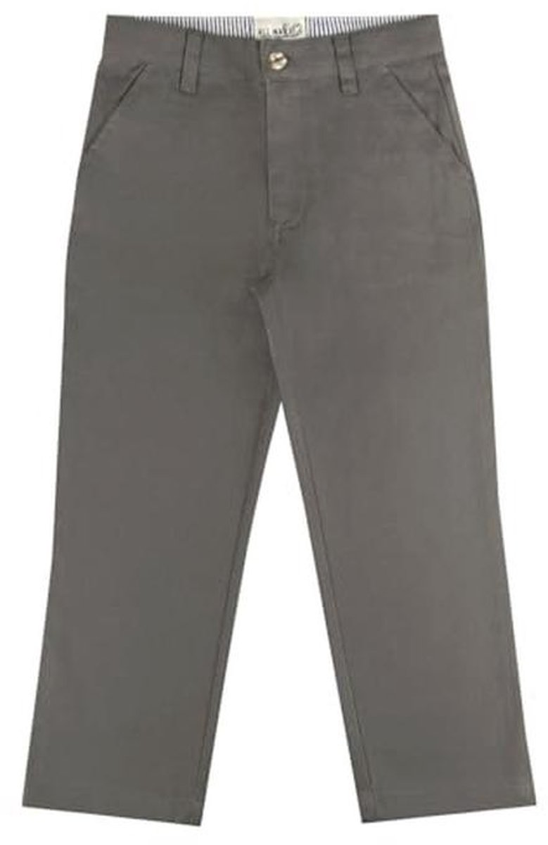Jongens Katoenen Casual Broek met Rechte Pasvorm en Verstelbare Taille