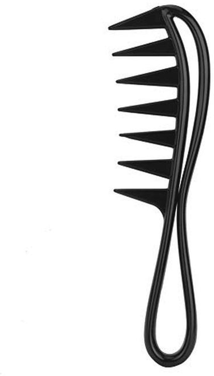 Professionele Haarstyling Kam - Set van 2 Brede Tanden Salonkammen voor Curly Haar