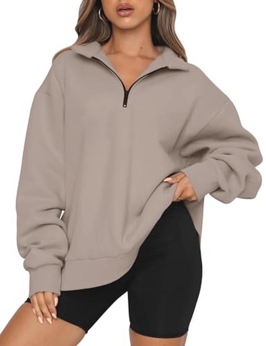 Casual Sweatshirt Dames - Trendy en Comfortabel