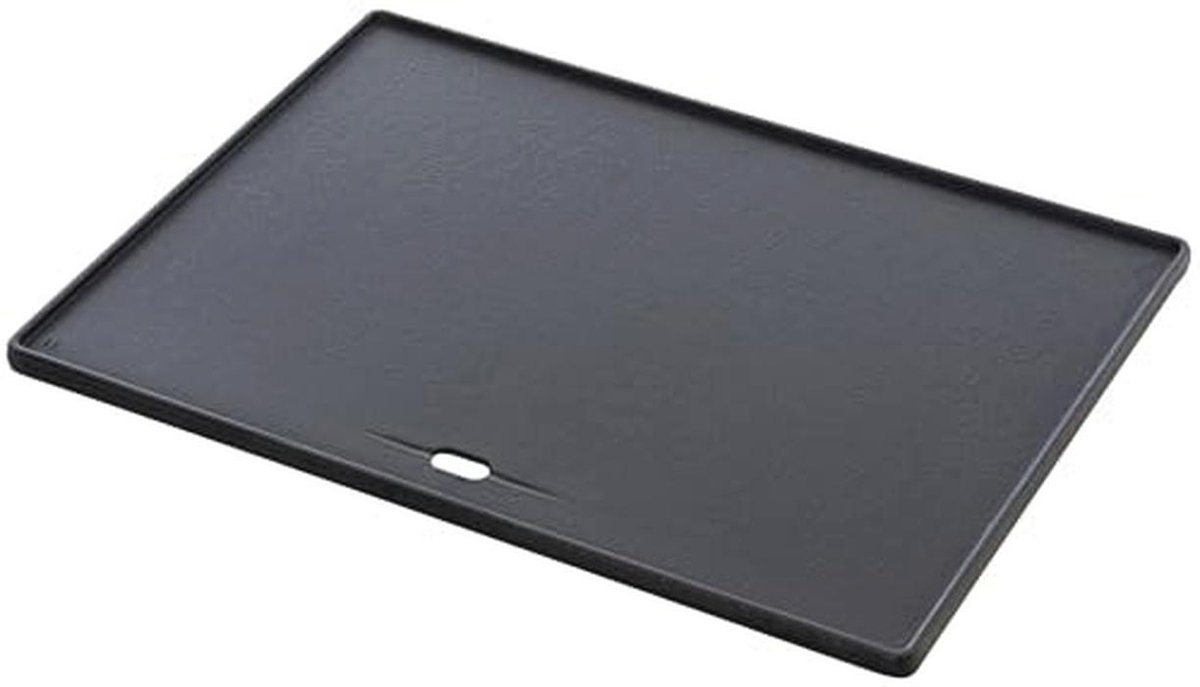 Geëmailleerde gietijzeren grillplaat voor barbecue en oven - 41,3 x 30,5 cm