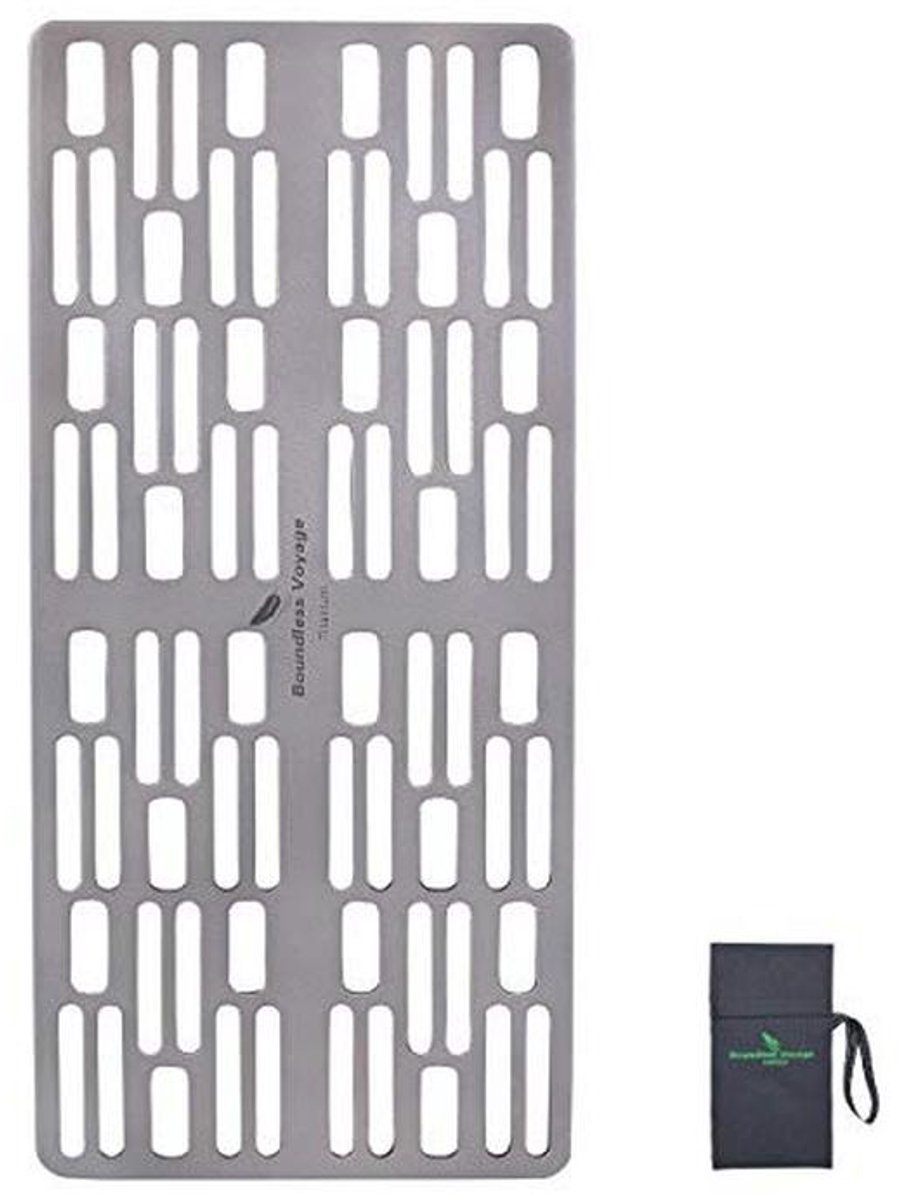 Ultralight Mini Grill Plaat voor Outdoor BBQ en Kamperen