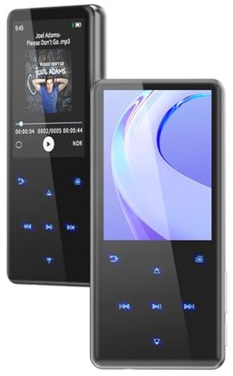 64GB Draagbare MP3-speler met Bluetooth 5.3 en Ingebouwde Luidspreker
