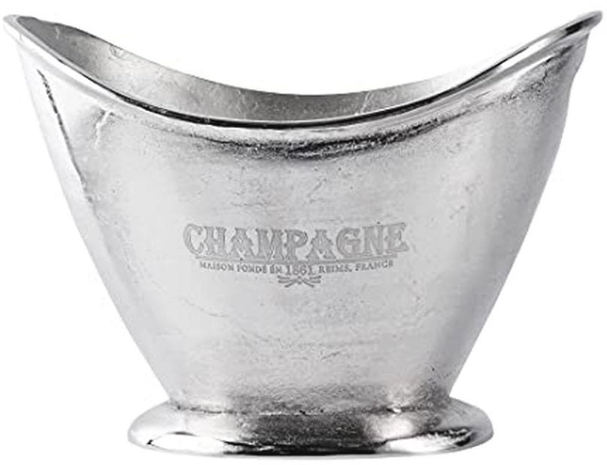 Elegante champagnekoeler van aluminium XL voor feestdranken