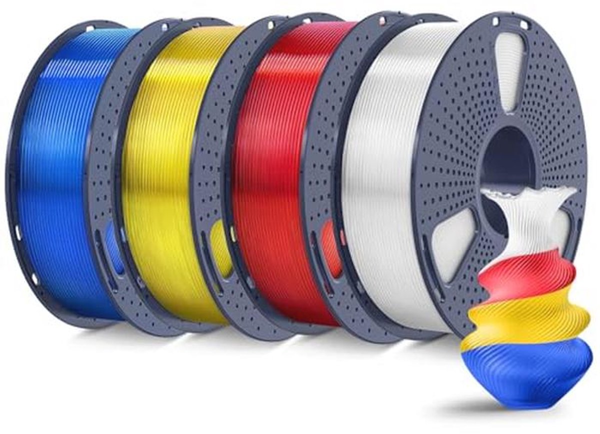 PLA Plus Filament 1,75 mm - 4 kg - Geschikt voor 3D-printers - Diverse Kleuren