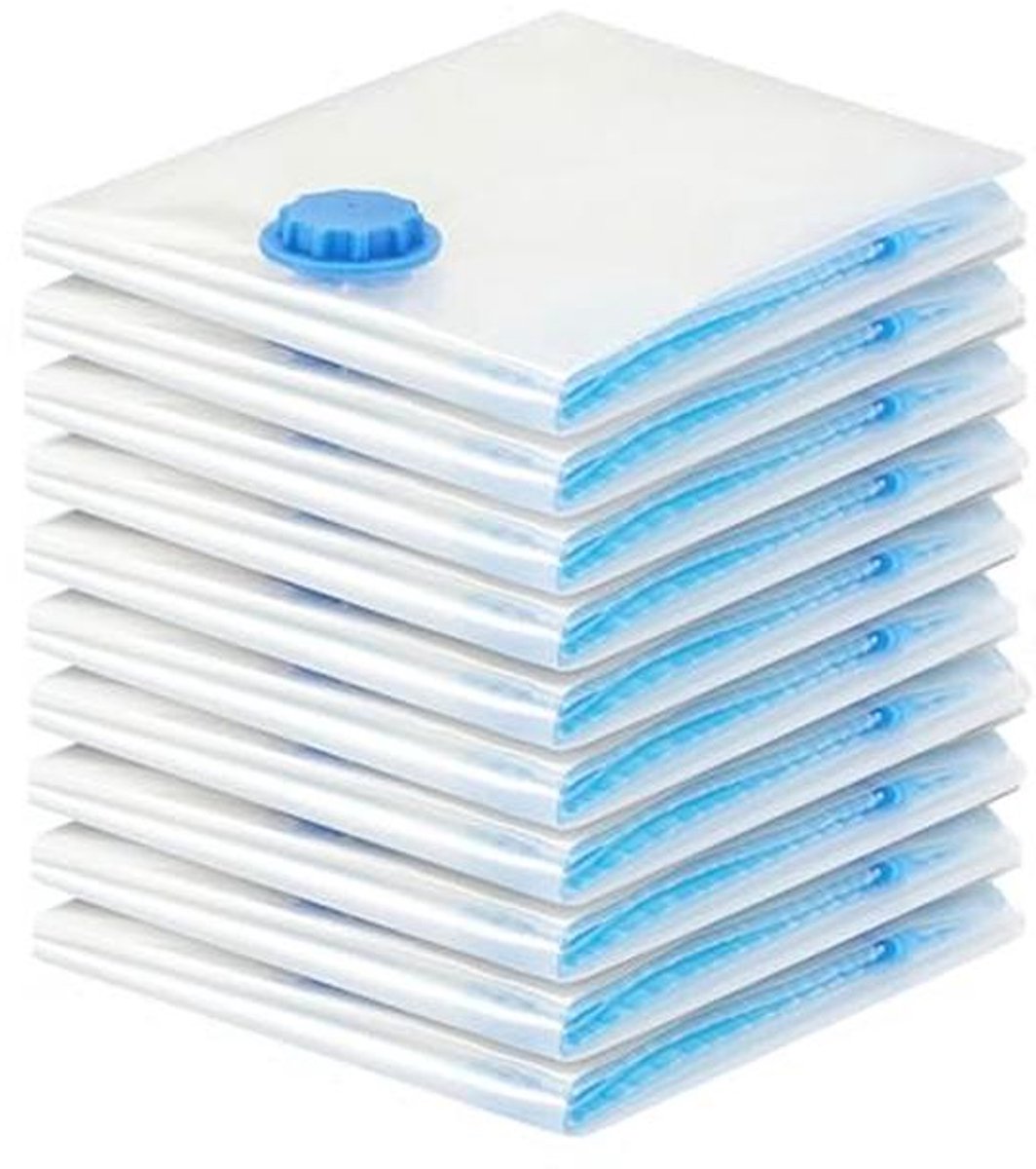 Ruimtebesparende Vacuümzakken voor Kleding en Beddengoed - 10 Stuks 100 x 120 cm
