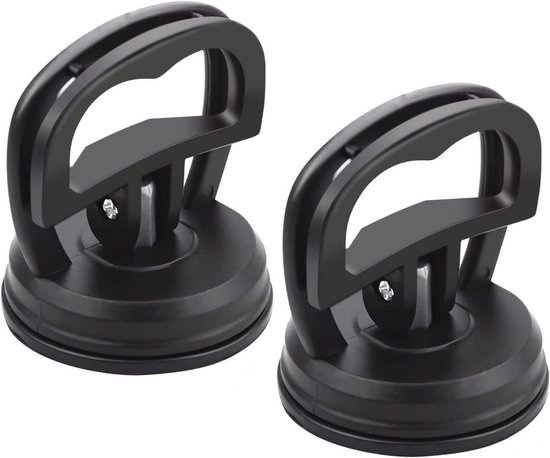 2-delige Vacuüm Zuiglifter – 320 Kg Draagkracht – Met Handvat – Voor Tegels, Glas, Graniet, Porselein & Ramen – Professioneel Hefgereedschap