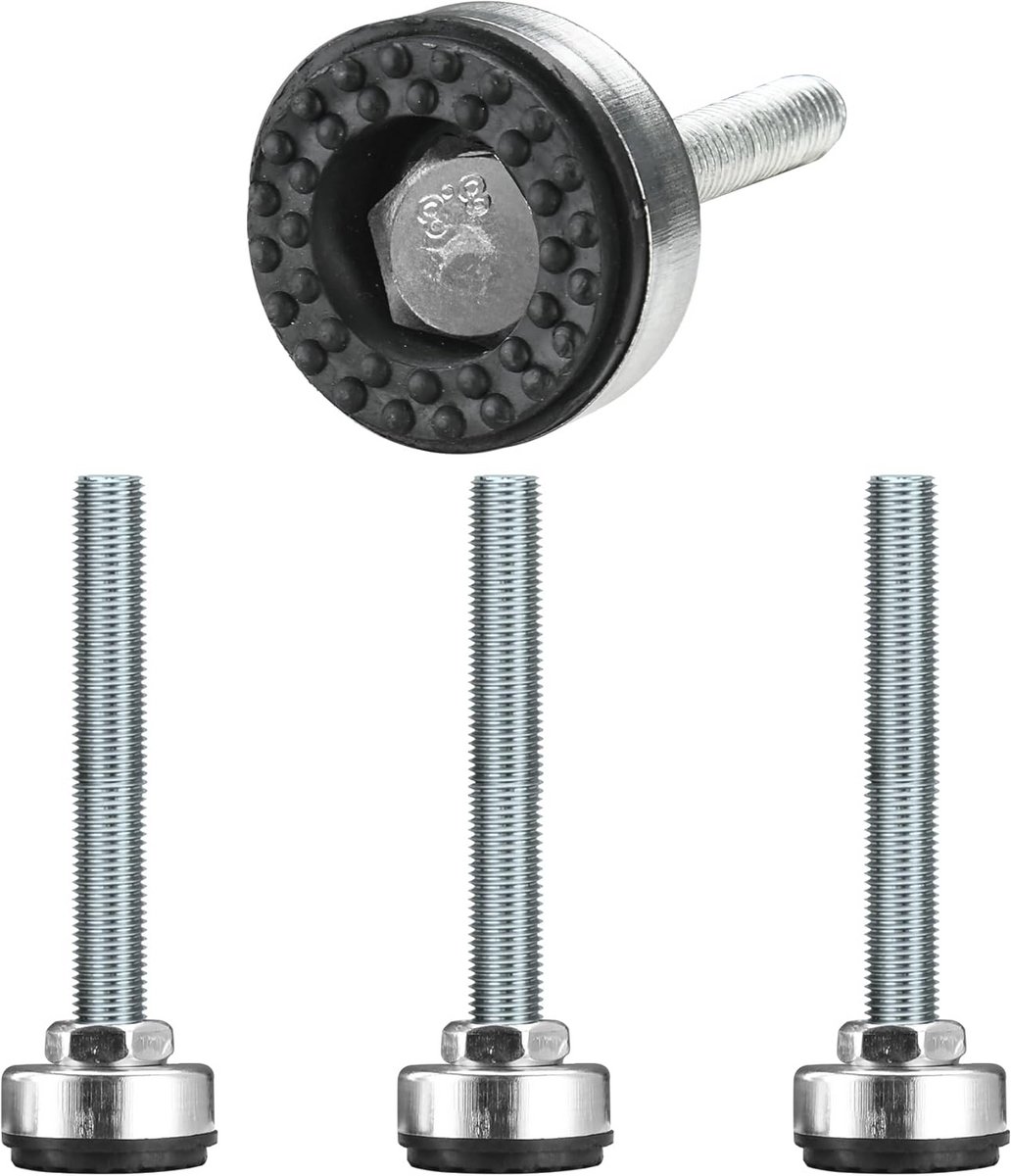 4 Stuks Verstelbare Poten M12×100mmר35mm voor Meubels en Apparatuur