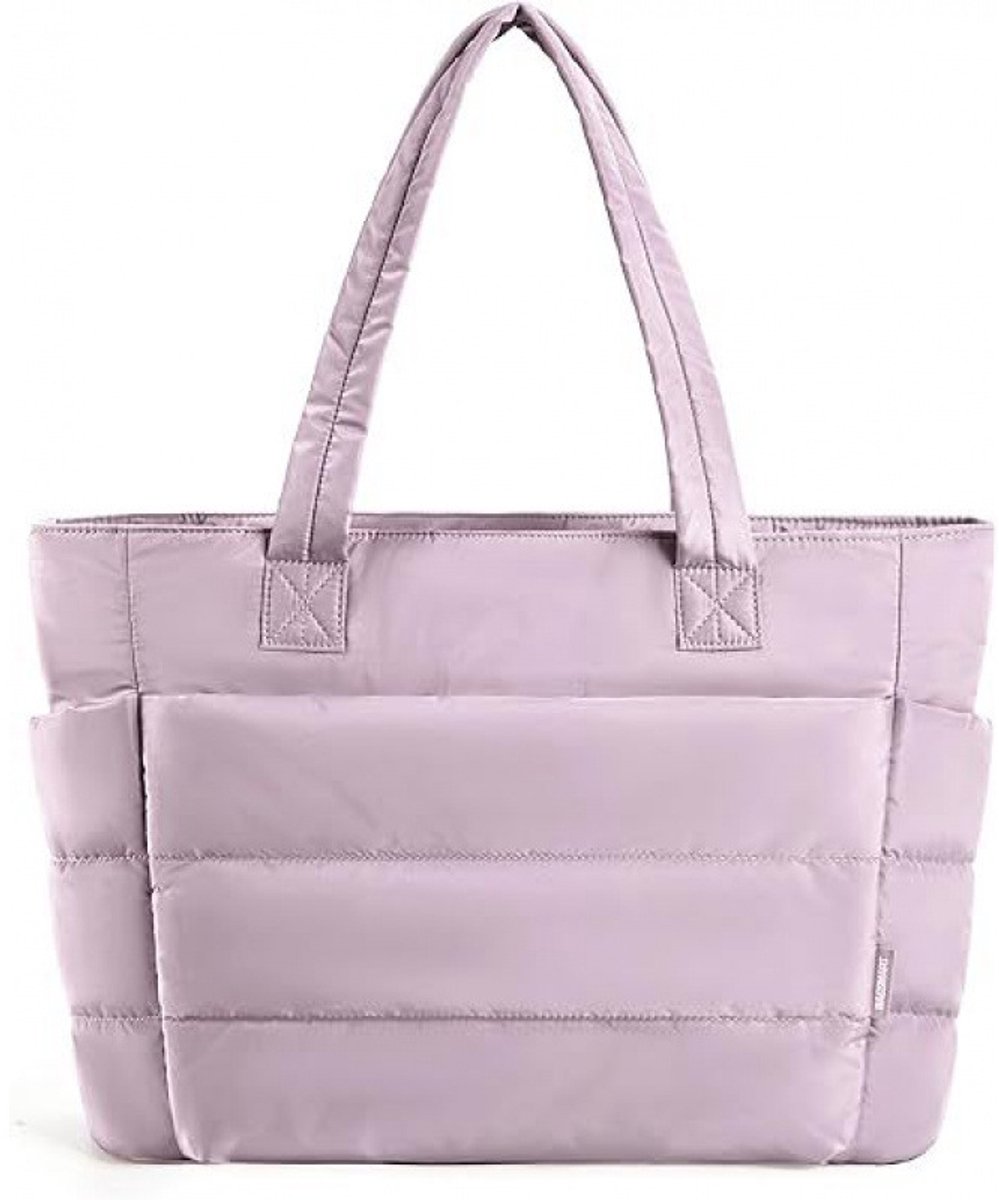 Handtas - Schoudertas - Sporttas - 35 x 16 x 49 cm - Laptoptas - Crossbody - Dames Tas - Geschikt voor werk, reizen en dagelijks gebruik - Zwart