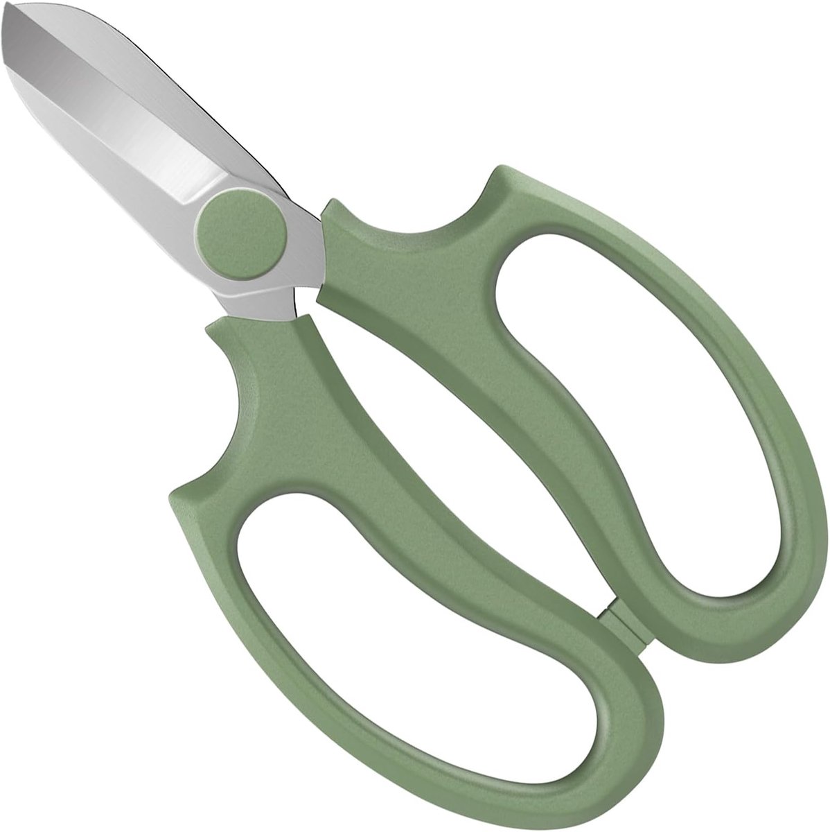 Tuinsnoeischaar/entschaar, gemaakt van hoogwaardig staal, professioneel tuinbouwgereedschap, perfect voor het ondersteunen van planten en tuinonderhoud (groen).