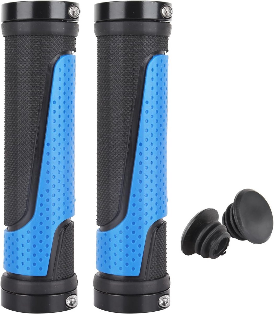 Anti-slip Fiets Stuurgrepen - Ergonomische Rubber Handvatten voor Mountainbikes en Racefietsen