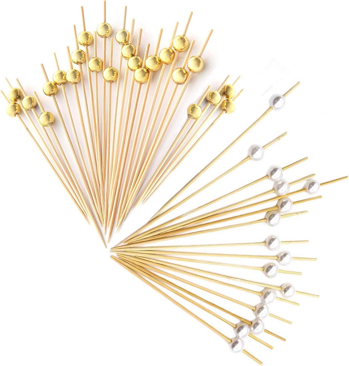 Cocktailsticks van Bamboe voor Feestelijke Tapas en Snacks - 200 Stuks