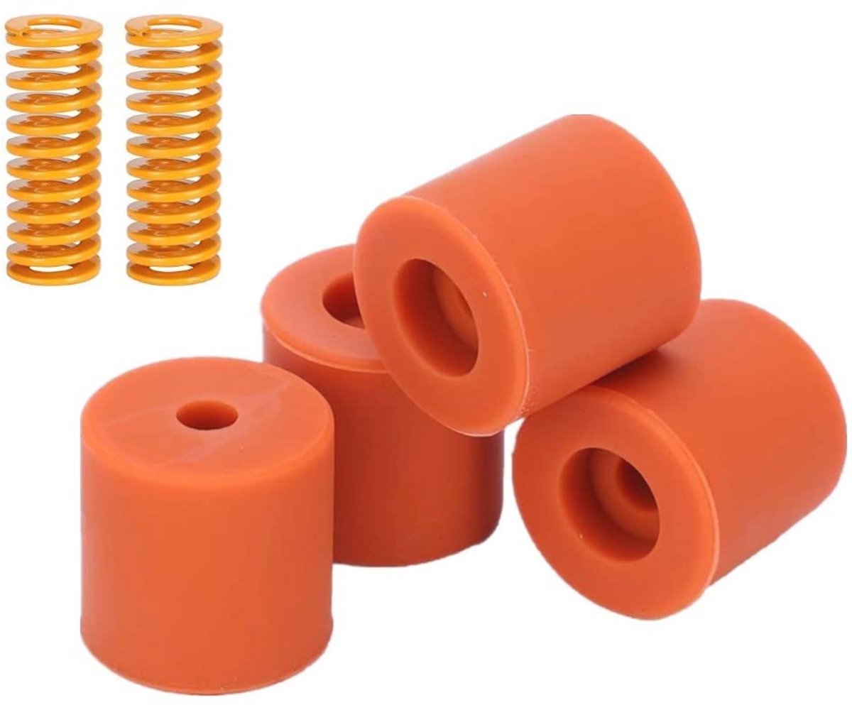 Siliconen Dempers voor 3D-printer - Set van 4 Stuks, verwarmingsbed en nivelleringszuil