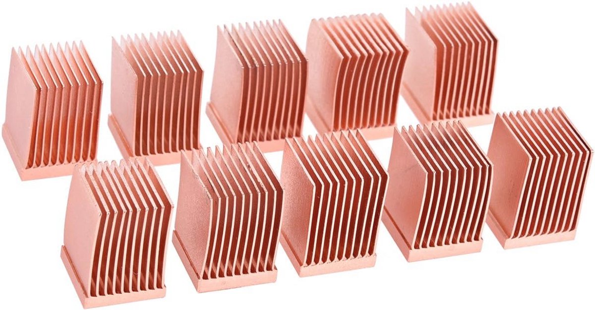 GPU RAM Koellichamen 10x10mm - 10 Stuks Passieve Koeling