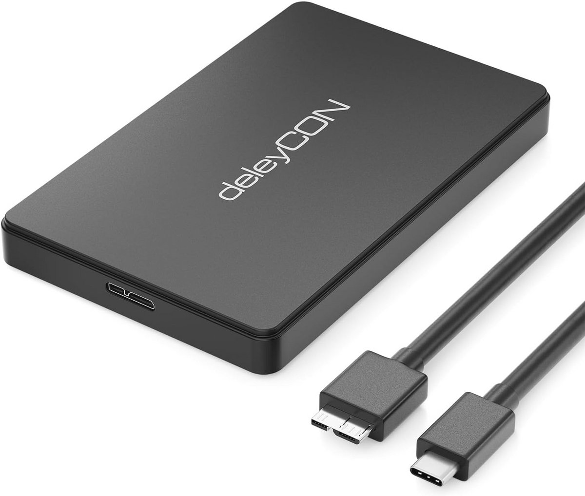 USB-C HDD Behuizing 2,5" - Externe HDD/SSD Behuizing met USB 3.1 Gen 1