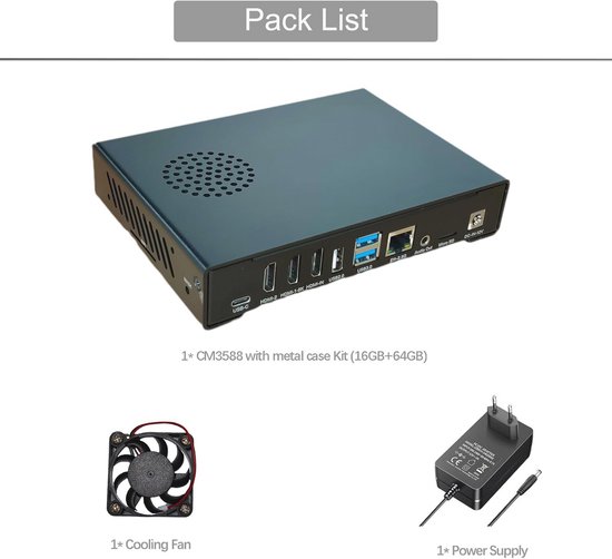 Mini NAS-platform tot 8K video met 16GB RAM en PCIe3.0 aansluitingen — afbeelding 3