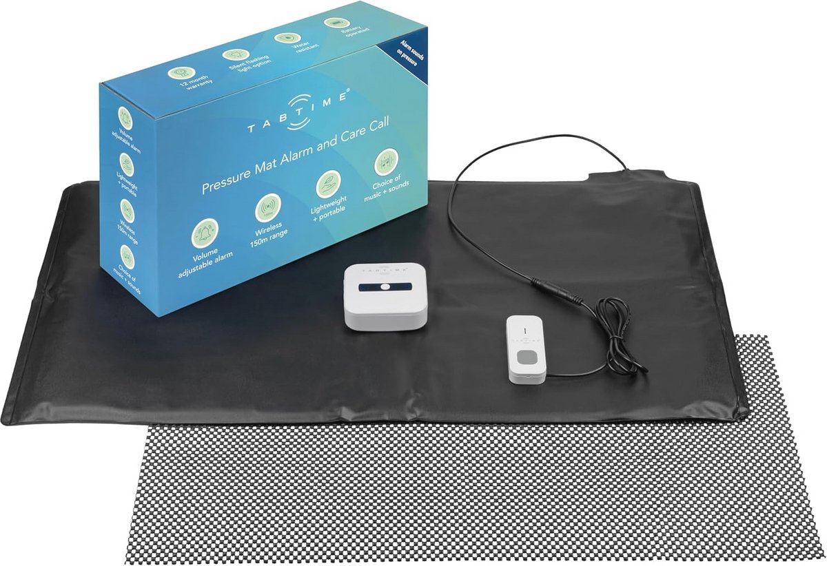Drukmat voor ouderen met alarm - Vloersensormat en druksensor voor veiligheid en gemoedsrust