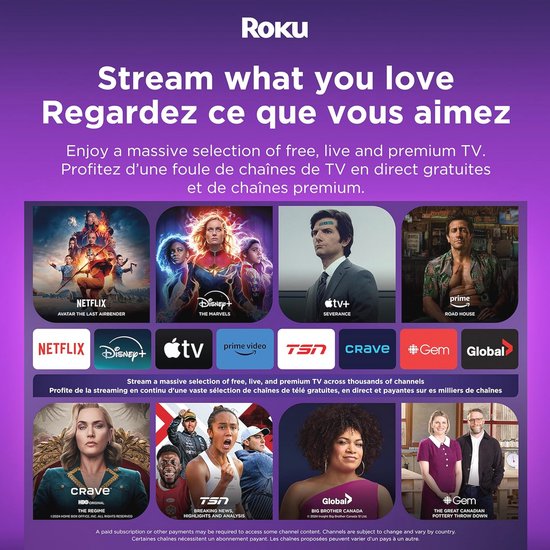 4K/HDR Streaming Speler met Spraakafstandsbediening, Ethernet en MicroSD - Inclusief Premium 6FT HDMI Kabel — afbeelding 3