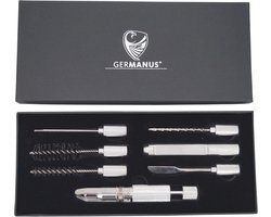 Pijpregler Pijpengereedschap Set met Opzetstukken voor Tabakspijpen