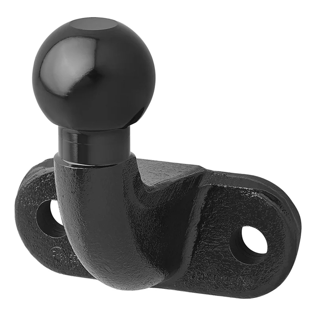 VCTparts® Trekhaakkogel Zwart Haaks D125kN S200kg Bumpertrekhaak