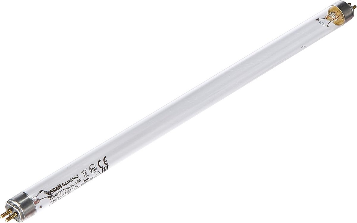 Germicidale Ultraviolette Lamp 16W G5 voor Water en Lucht Desinfectie