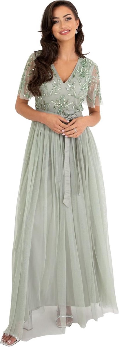 Maxi Dress voor Dames - V Hals Ball Gown voor Bruiloften, Feestjes en Avondgelegenheden