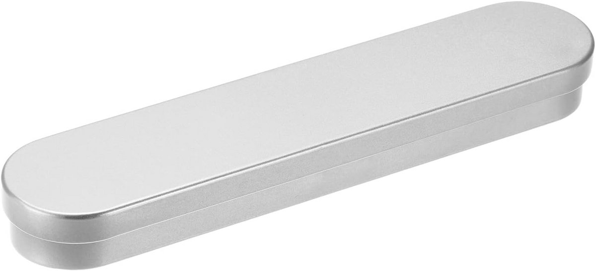 2 Stuks Metalen Lege Bewaardozen met Deksel - Rechthoekig en Duurzaam