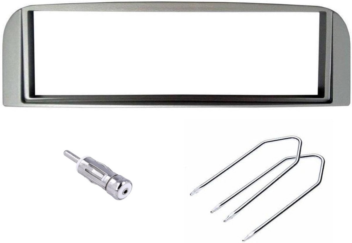 1 DIN Radiopaneel Frame Autoradio met Antenne Adapter en Demontage Sleutels voor Alfa Romeo