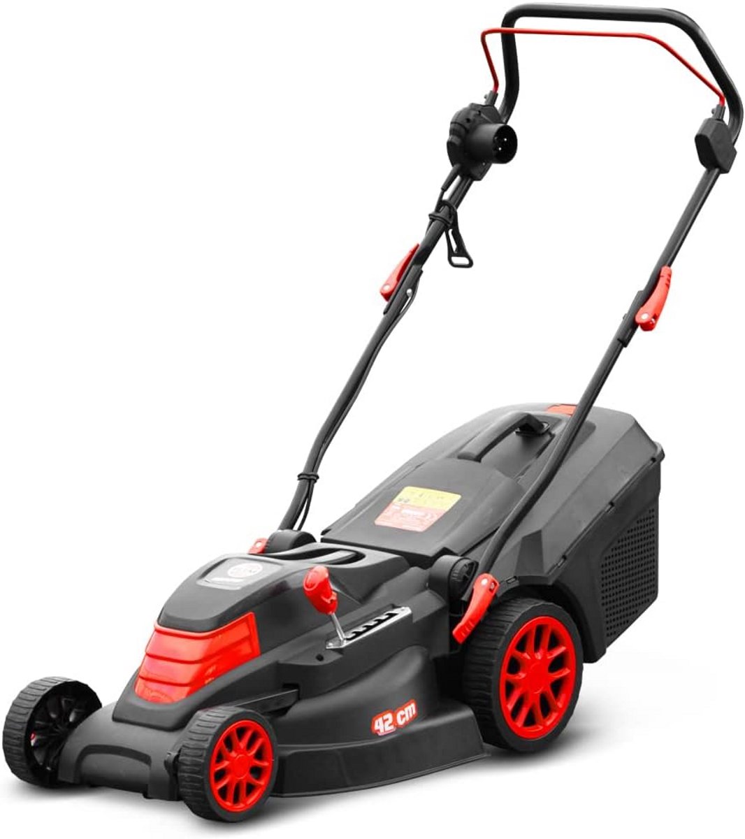 Elektrische Grasmaaier 1800W - 42 cm Maaibreedte - Ideaal voor Middelgrote Tuinen