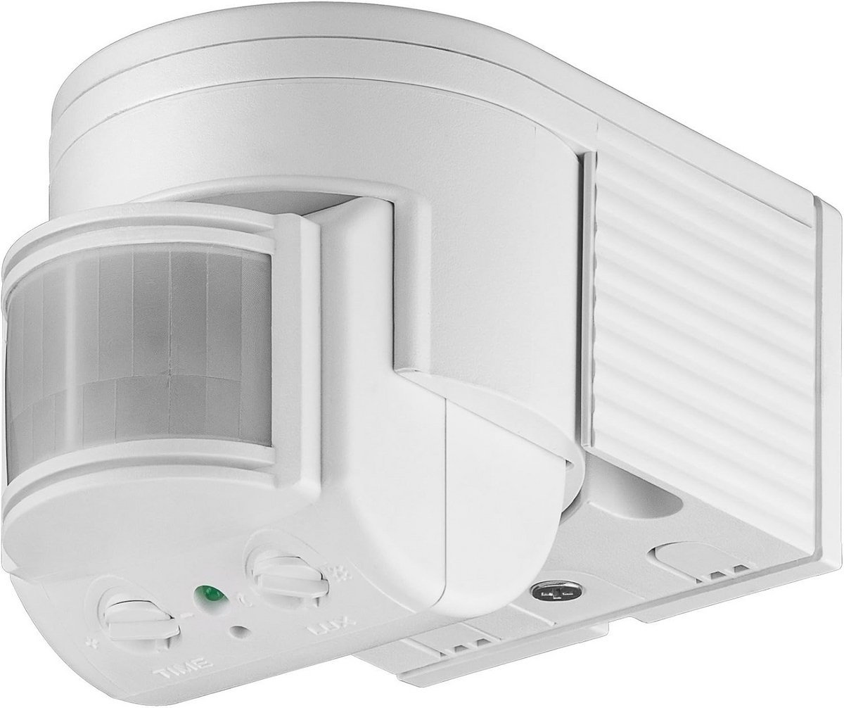 Infrarood Bewegingsmelder voor Binnen en Buiten - 180° PIR Sensor met Draaibare en Kantelbare LED Licht