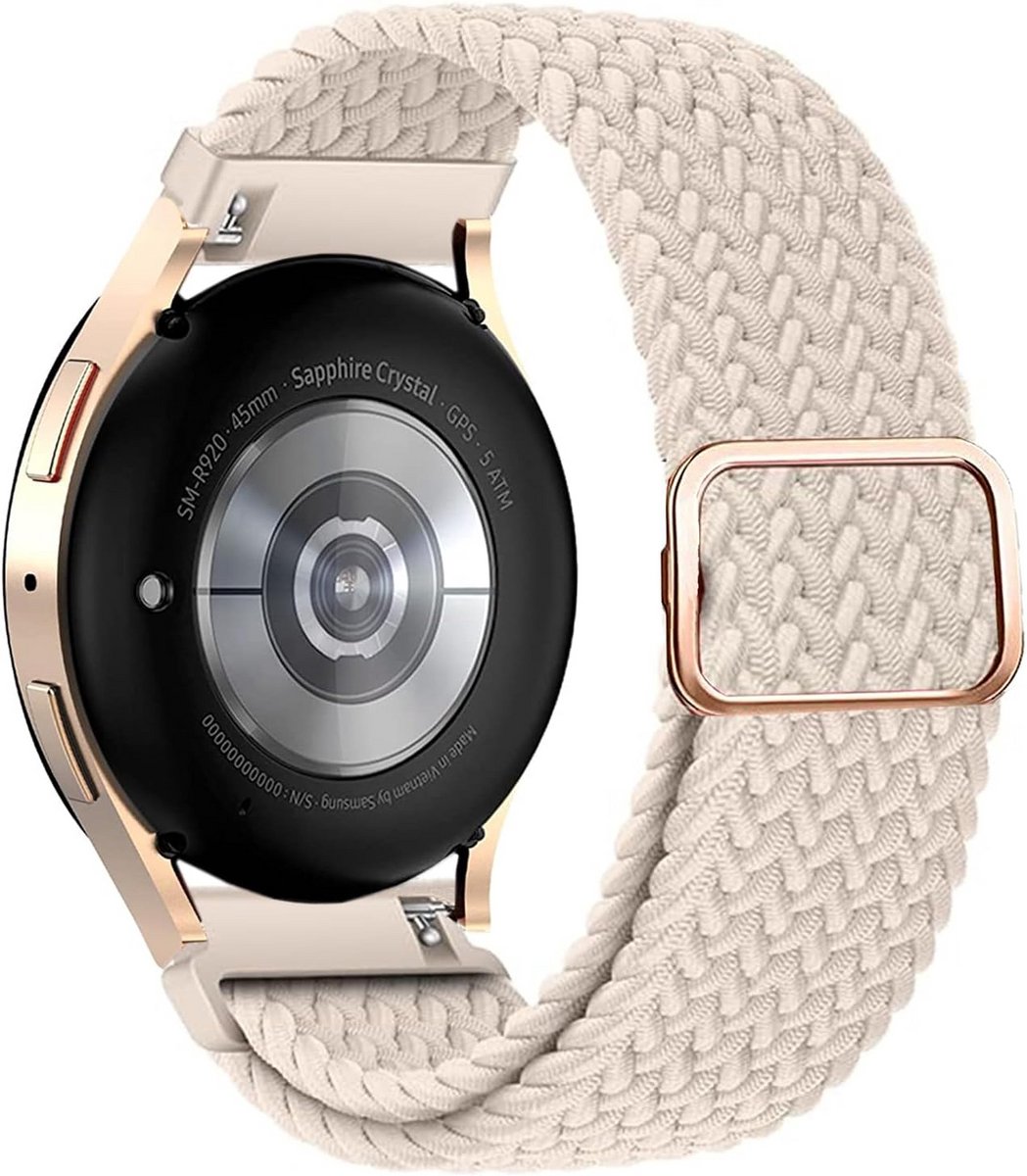 Gevlochten Nylon Horlogeband 20mm voor Diverse Smartwatches en Traditionele Horloges