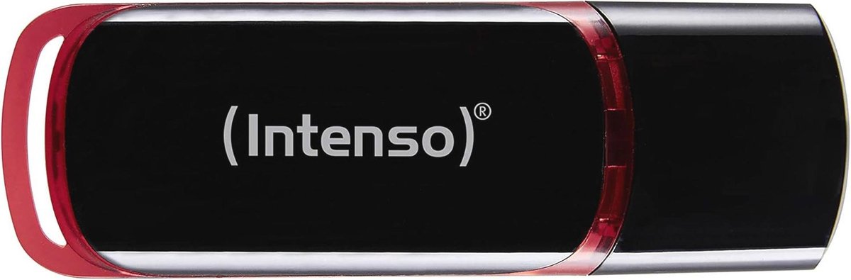USB Flash Drive 16 GB - USB 2.0 - Zwart/Rood