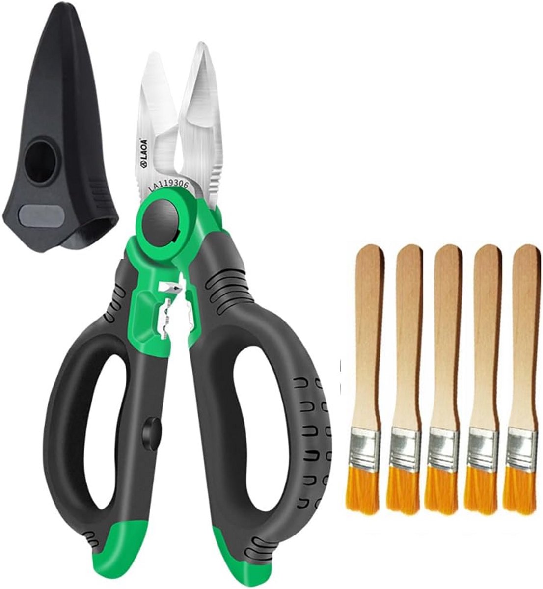 Multifunctionele Elektriciensschaar met Roestvrijstalen Tanden - 6 Inch