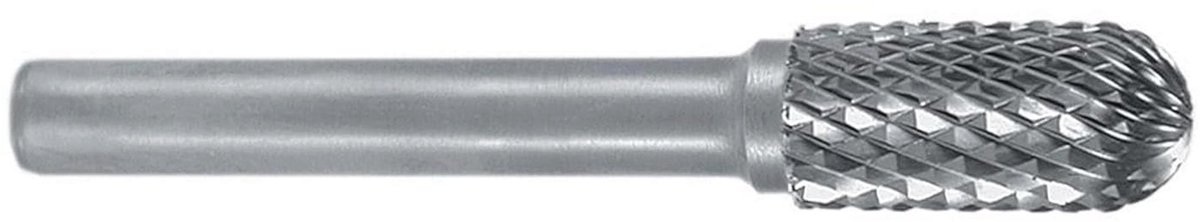 Hardmetalen freesstift, halfbolvormig, vorm C, rolrond 3 x 38 mm