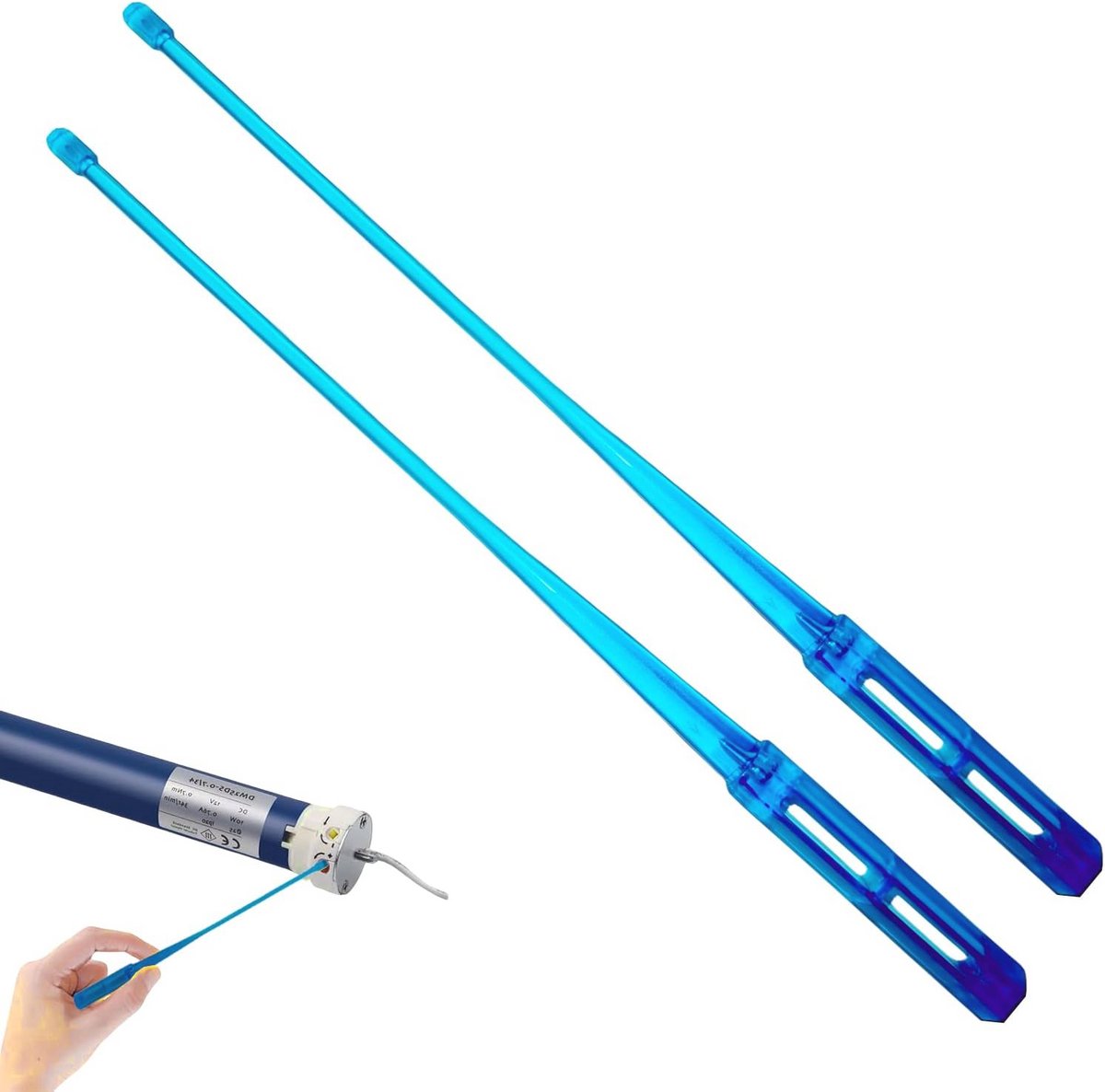 Instelpen Set - Rolluik Gereedschap - Rolluiken Afstellen - Praktisch Flexibel Ontwerp - 2 Stuks - Grijs