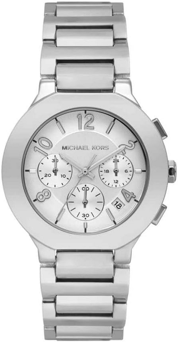 Dameshorloge Chronograaf met RVS Band - Stijlvol Analoog Horloge